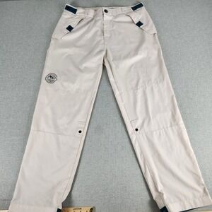 Vintage Reebok Classics Archive Track Pants Beige Cargo Hiking Blokecore Mens 34